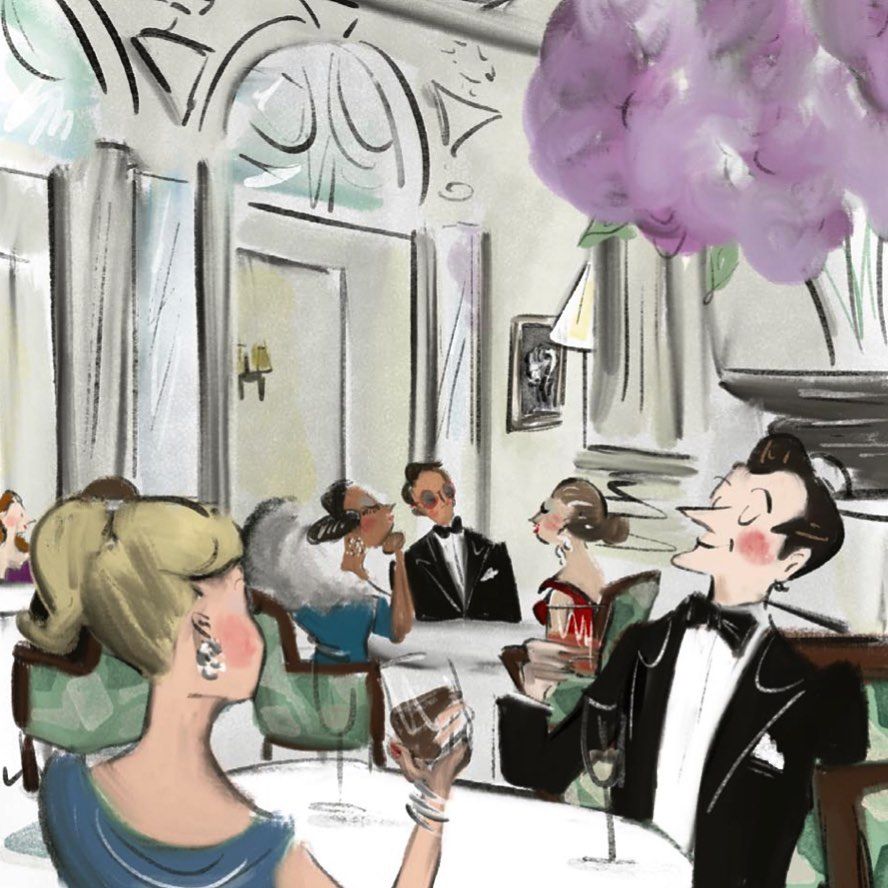 Dinner at Claridge’s